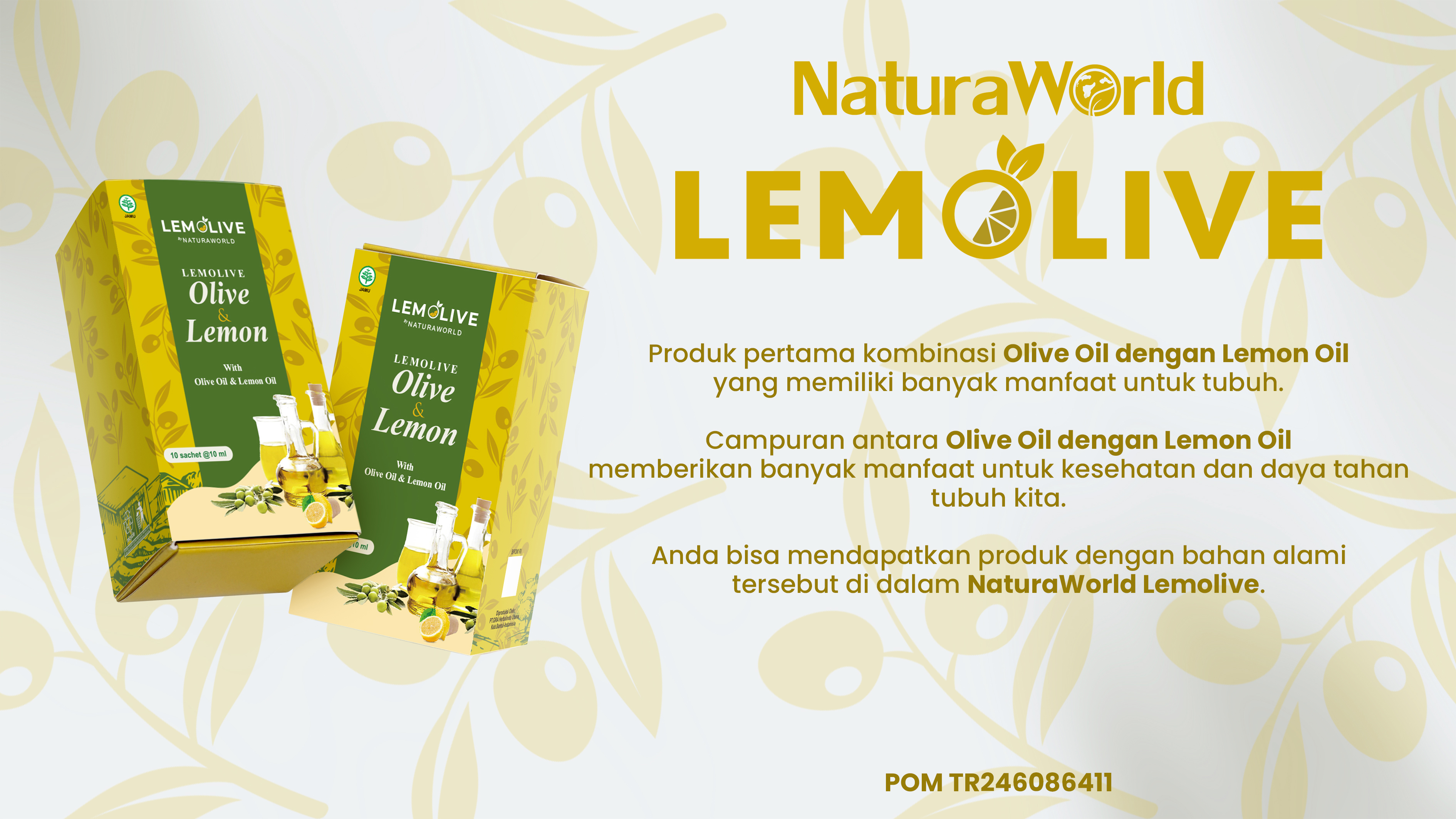 Banner Produk Natura World - Lemolive
