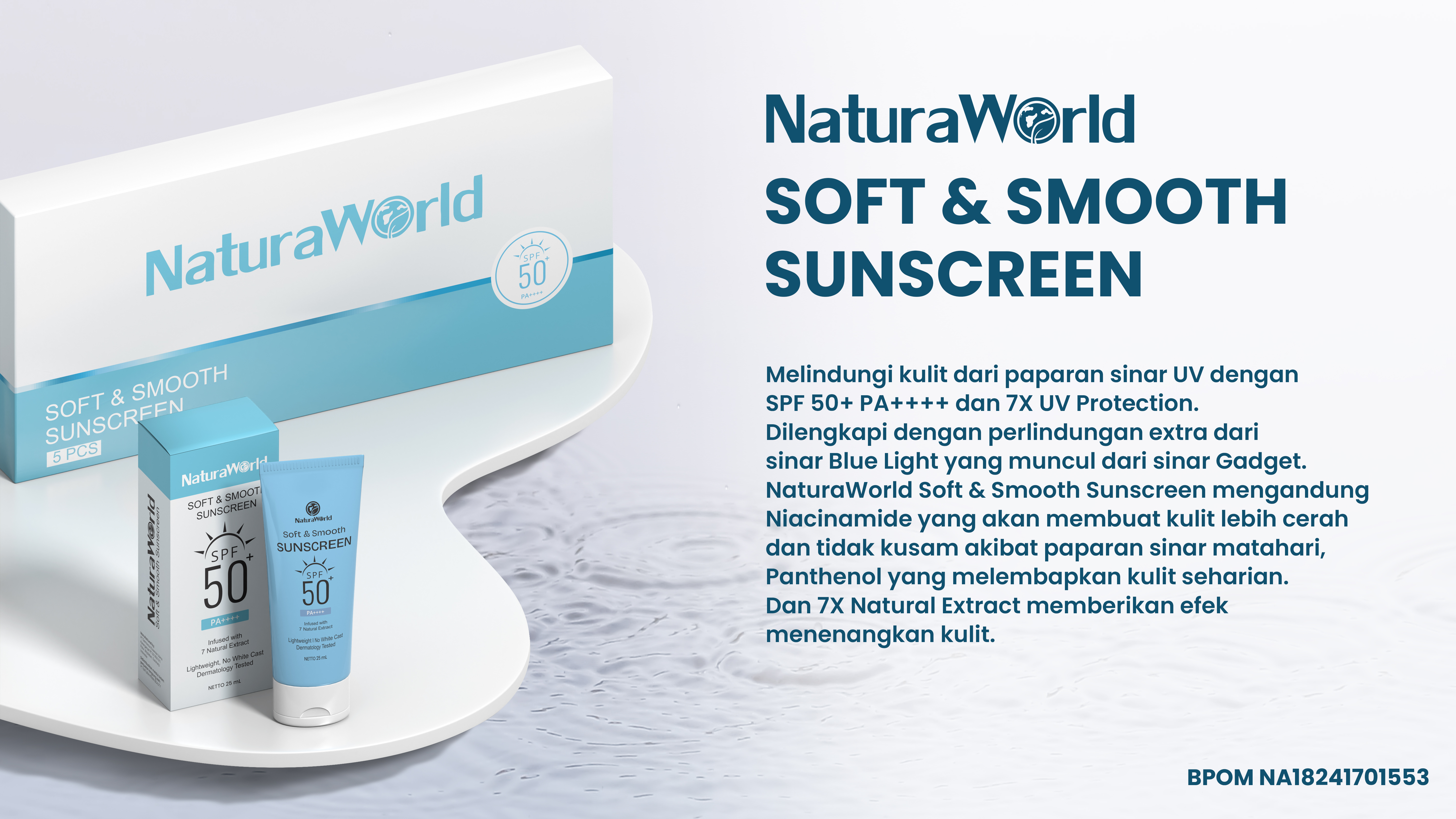 Banner Produk Natura World - Sunscreen